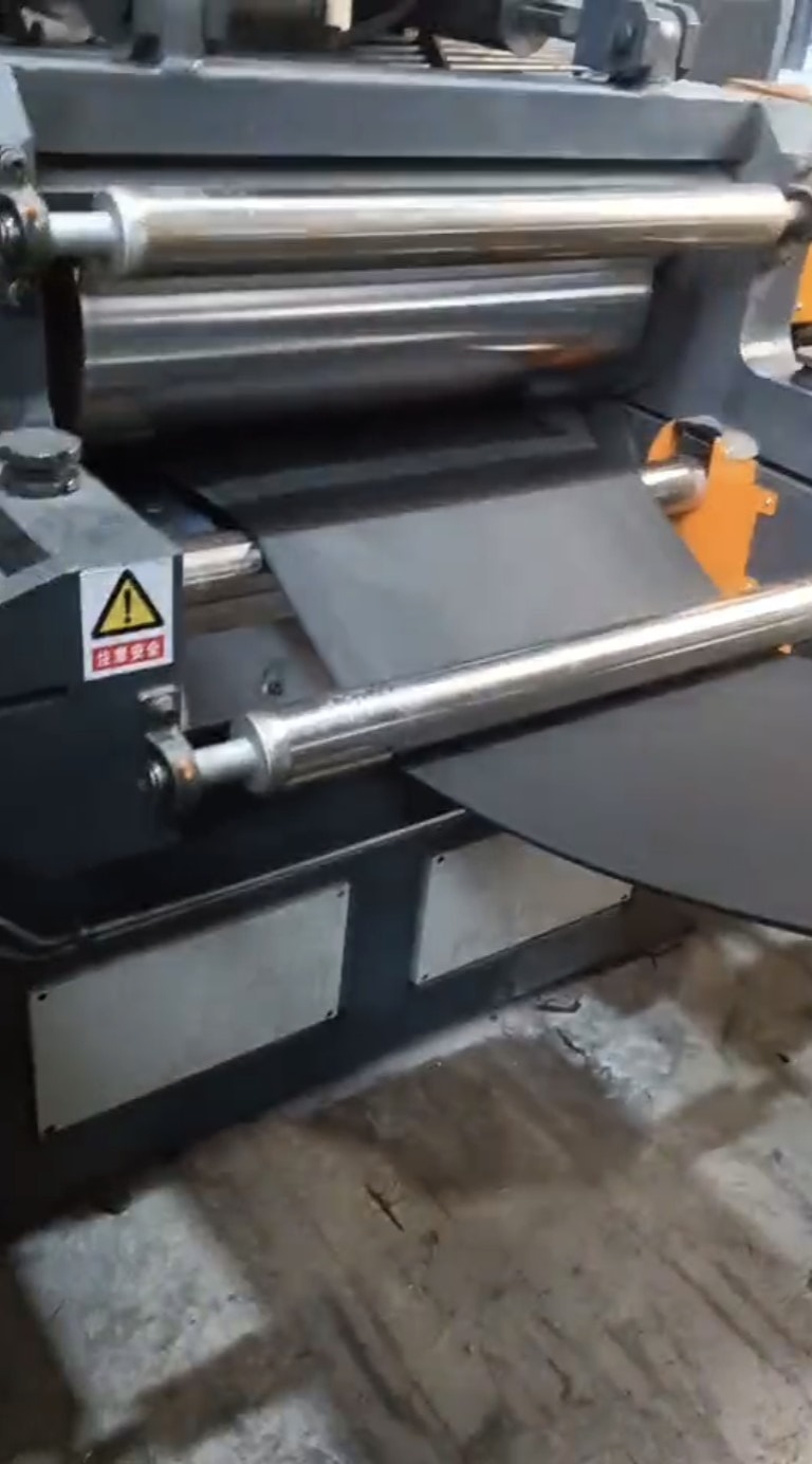 Rubber sheeting output