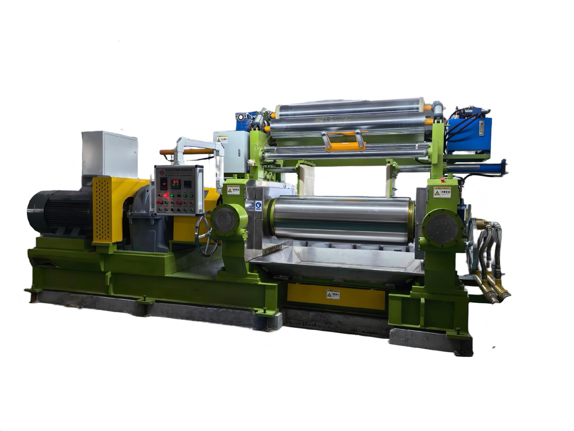 Sanxing two roll rubber mixing mill - production model